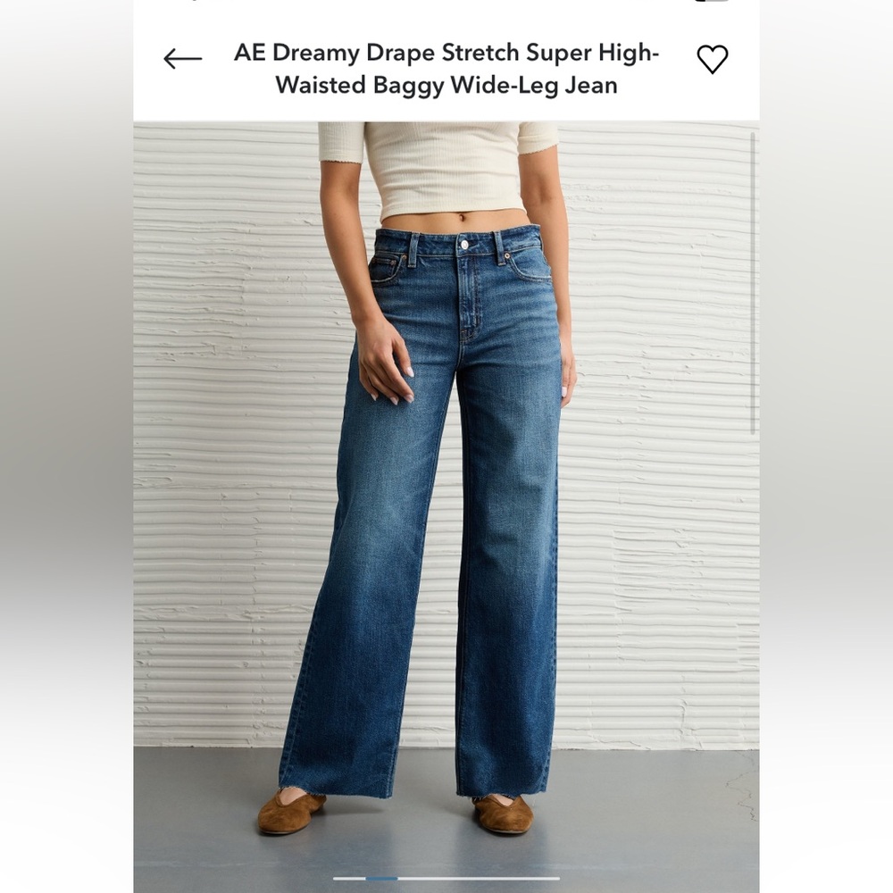 American Eagle Outfitters Dark Blue Flare Jeans
